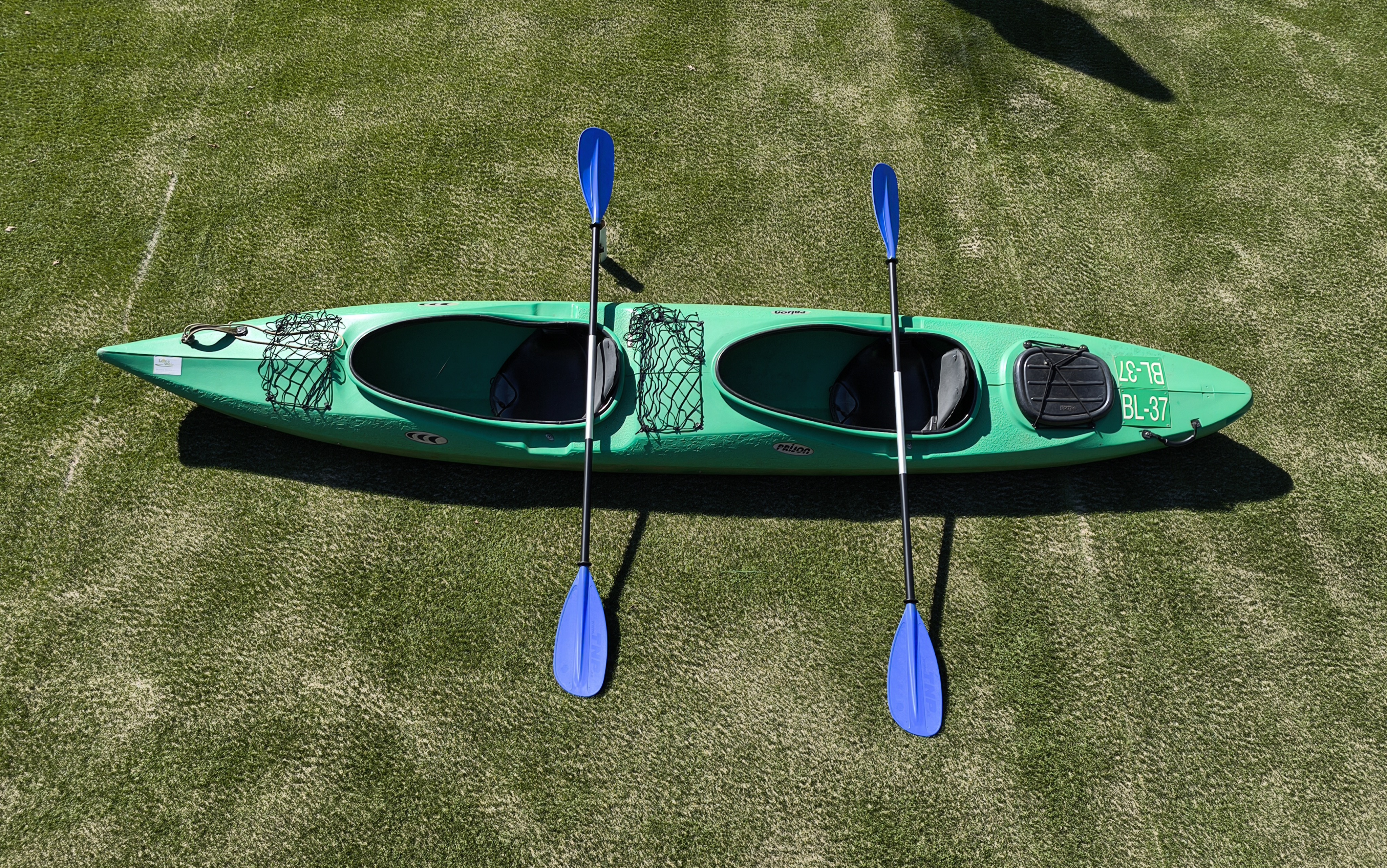 2er Paddelboot mit Steuer