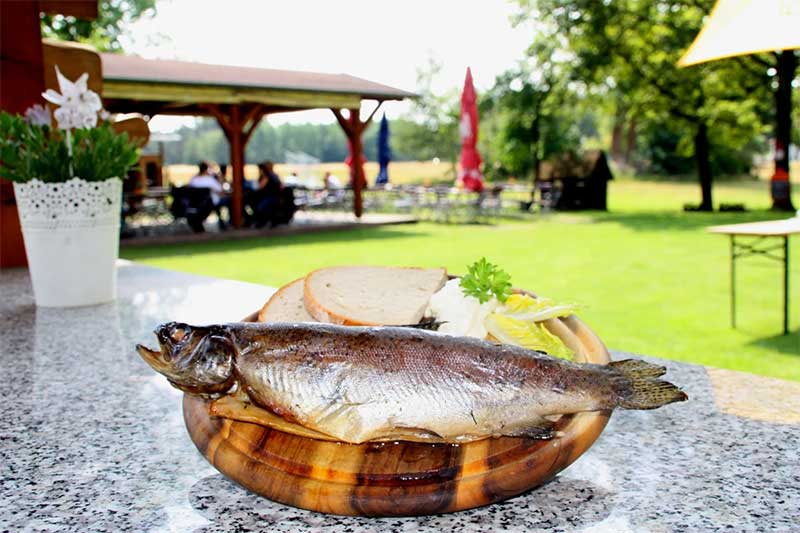 Fisch aus dem Räucherofen