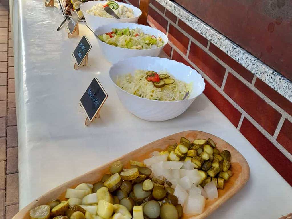 kaltes Buffet am Bootshaus Leineweber